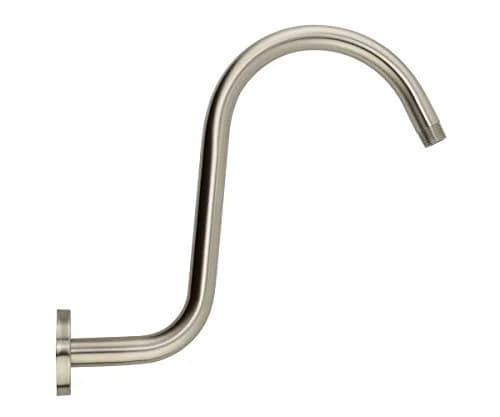 Purelux Goose Neck Shower Arm Water Outlet 12in Stainless Steel Brushed Nickel | Elegant & Reliable thumbnail 1