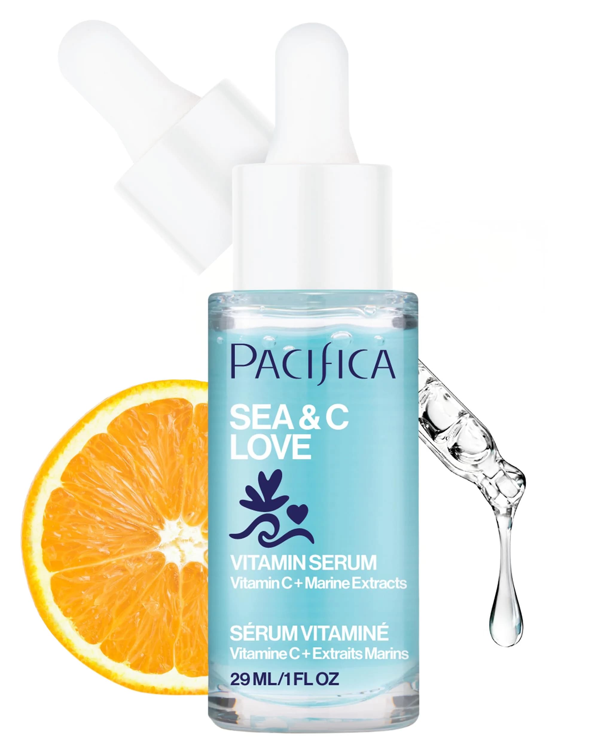 Pacifica Vegan Collagen Complex Face Serum 1 Fl Oz | Hydrating & Anti-Aging with Hyaluronic Acid — 1 Fl Oz