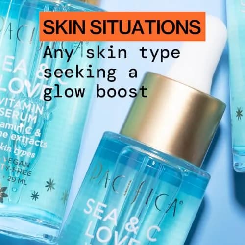 Pacifica Sea & C Love Vitamin C Serum for Face – Brightening & Anti-Aging Formula with Hyaluronic Acid, Green Tea & Algae – 1 Fl Oz thumbnail 5