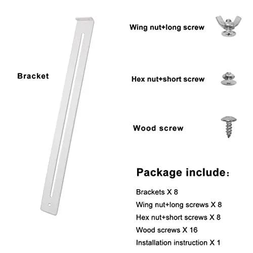 FRMSAET Drawer Repair Kit - Reinforce Wooden MDF Chipboard Drawers, 4 Pack | Easy Install, Steel Support thumbnail 2