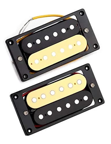 Metallor Zebra Humbucker Pickup Set | Ceramic Magnet Neck & Bridge for Electric Guitar thumbnail 1