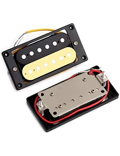 Metallor Zebra Humbucker Pickup Set | Ceramic Magnet Neck & Bridge for Electric Guitar thumbnail 4