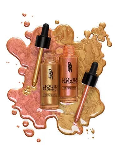 Black Radiance Liquid Radiance Highlighter Weight In Rose 29.57ml (1 Fl Oz) | Illuminator for Melanin-Blessed Complexions thumbnail 3