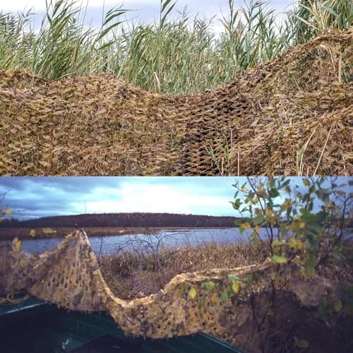 Yeacool Desert Camouflage Netting 1.8m x 1.5m (6ft x 4.9ft) | Lightweight Waterproof Concealment for Hunting & Decor thumbnail 7