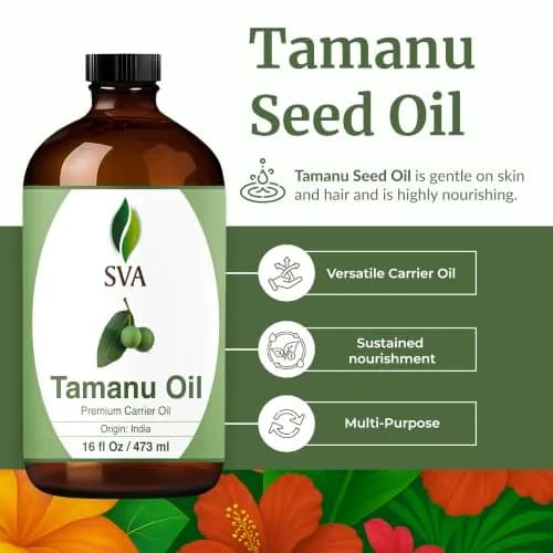SVA Organics Tamanu Carrier Oil - 16 Fl Oz (473 ml) - Pure & Natural thumbnail 2