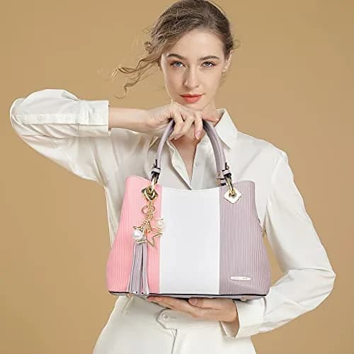 Pomelo Best Top-Handle Handbag for Women with Multiple Pockets | Stylish & Spacious thumbnail 8