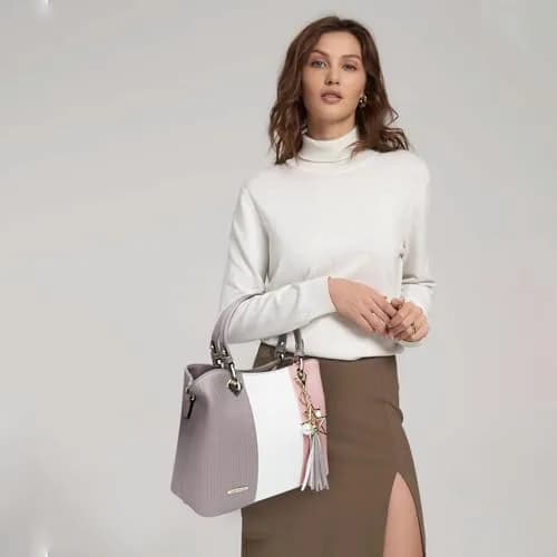 Pomelo Best Top-Handle Handbag for Women with Multiple Pockets | Stylish & Spacious thumbnail 2