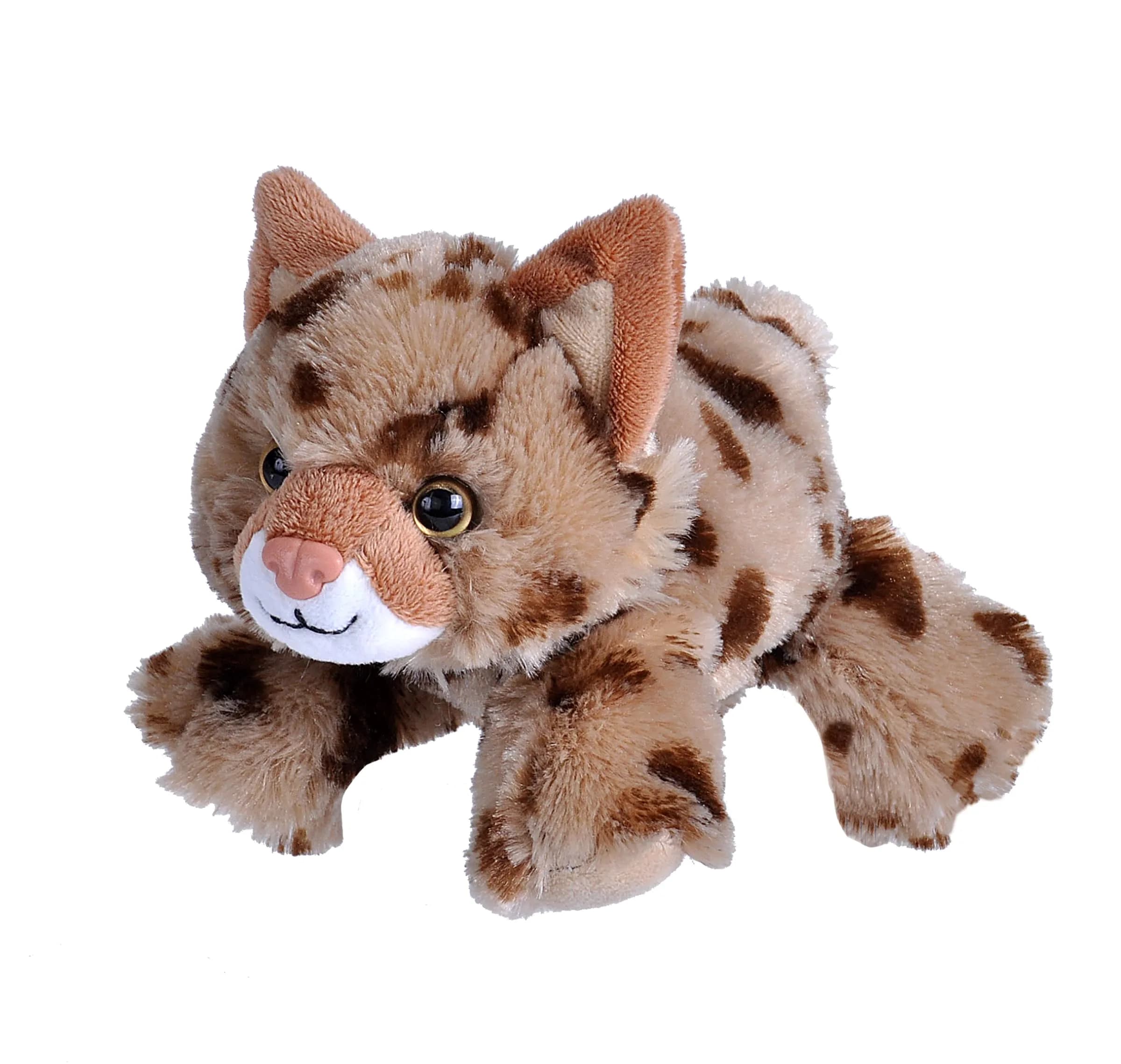 Wild Republic Hug’EMS Mini Bobcat Plush Toy 7" | Realistic Animal for Kids - main product image