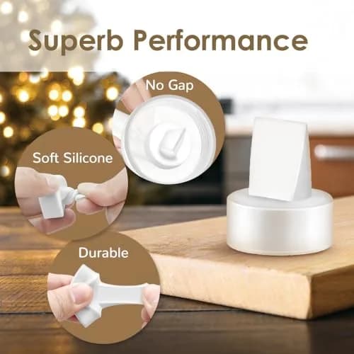 Maymom Duckbill Valves for Spectra S1/S2/9 Plus/Dew 350, Motif Luna, Ameda Mya/Pro - 5 Count | BPA-Free Silicone thumbnail 3