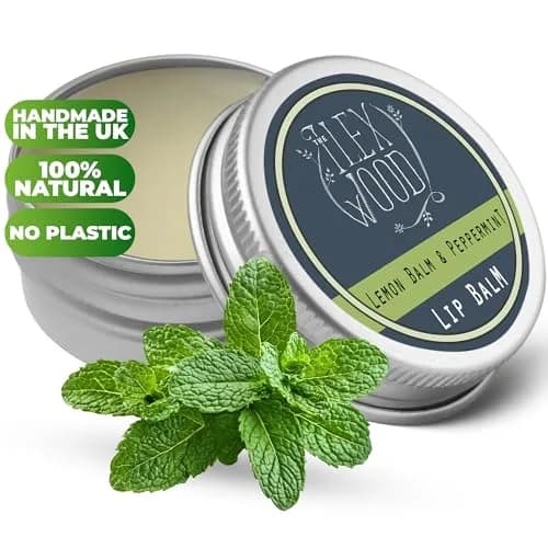 The Ilex Wood Vegan Lemon Balm & Peppermint Lip Balm 10ml (0.34 fl oz) | Natural Cold Sore Defense thumbnail 1
