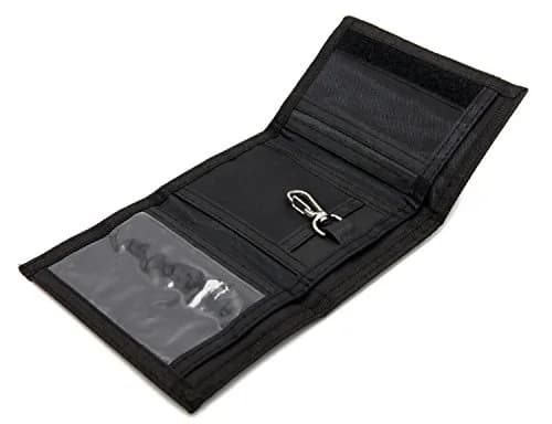AI-DEE RFID Trifold Canvas Wallet for Kids | Water-Resistant, Large Capacity, Zipper Closure thumbnail 4