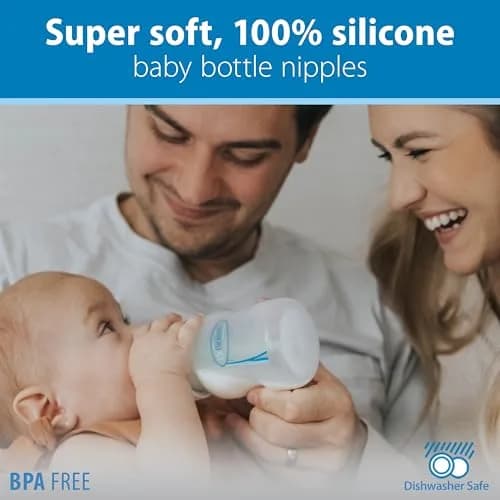 Dr. Brown's Wide-Neck Y-Cut Nipple 6-Pack, 4.2 oz (119 g) | Clinically Proven Anti-Colic Flow thumbnail 7