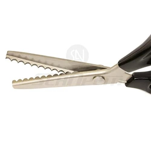 Price Xes Fabric Pinking Shears - Serrated Scalloped Stainless Steel for Sewing & Crafts | 7mm thumbnail 1