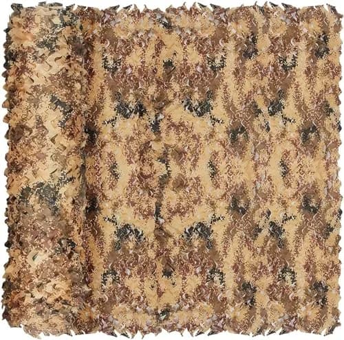 Yeacool Digital Desert Camo Netting 10m x 1.5m (32.8ft x 4.9ft) | Waterproof & Noise-Free Concealment thumbnail 1