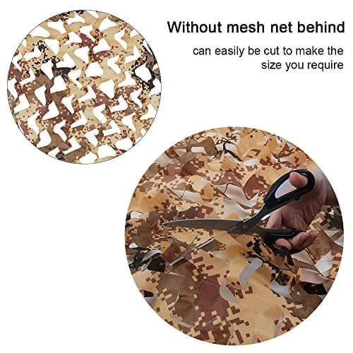 Yeacool Digital Desert Camo Netting 10m x 1.5m (32.8ft x 4.9ft) | Waterproof & Noise-Free Concealment thumbnail 2