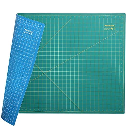 WORKLION 24" x 36" Self Healing PVC Cutting Mat, Double Sided, Gridded for Sewing & Crafting (93.5 x 63cm) thumbnail 1
