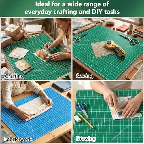 WORKLION 24" x 36" Self Healing PVC Cutting Mat, Double Sided, Gridded for Sewing & Crafting (93.5 x 63cm) thumbnail 7