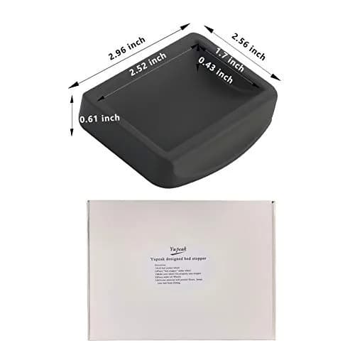 YupeaK Silicone Furniture Floor Protectors, 4 Pack Black | Prevents Scratches & Stops Furniture Movement thumbnail 6