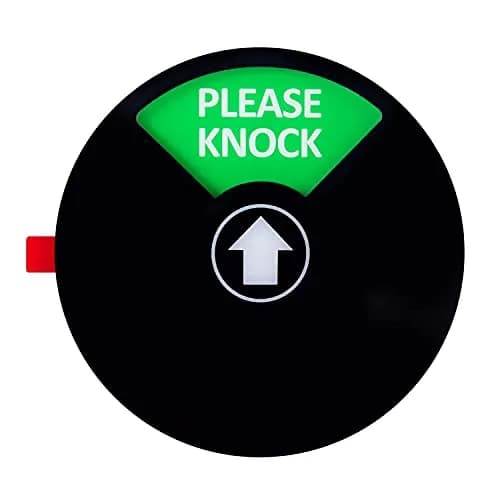 Kichwit Black Privacy Sign for Office Door, 5 Inch (12.7 cm) | 4-Status Sliding Sign thumbnail 8
