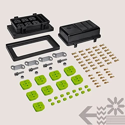 True MODS 12V Automotive Waterproof Fuse Relay Box with 6 Relays & 10 Fuses | IP65 Rated for Off-Road & Marine Use thumbnail 8