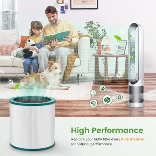 Colorfullife Air Purifier Filter for Dyson TP01 TP02 TP03 BP01 | 2-Pack H13 True HEPA & Activated Carbon Replacement thumbnail 9