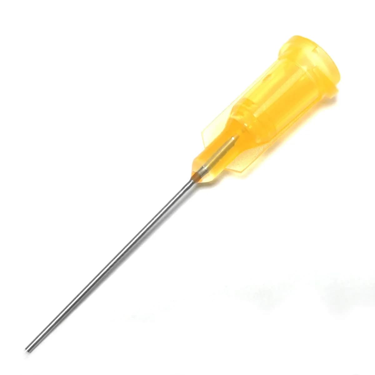SANANTS 23 Gauge 1in Blunt Tip Dispensing Syringe Needle, Orange 50 PCS | Industrial Non-Sterile Blunt Needles - main product image