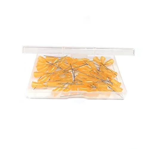 SANANTS 23 Gauge 1in Blunt Tip Dispensing Syringe Needle, Orange 50 PCS | Industrial Non-Sterile Blunt Needles thumbnail 4