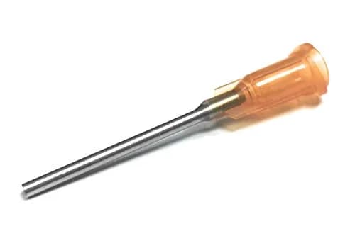SANANTS 15 Gauge 1in Blunt Tip Dispensing Syringe Needles Amber 50 PCS | Precision Applicator for Lab & Crafts thumbnail 1