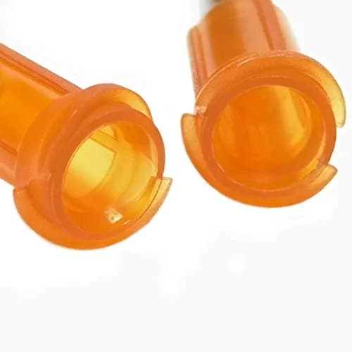 SANANTS 15 Gauge 1in Blunt Tip Dispensing Syringe Needles Amber 50 PCS | Precision Applicator for Lab & Crafts thumbnail 2