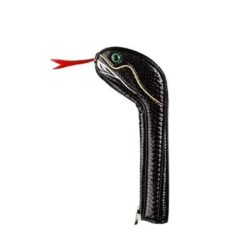 Sahara Black Snake Driver Headcover for Golf Clubs | Fits 460cc Drivers with Zippered Closure thumbnail 4