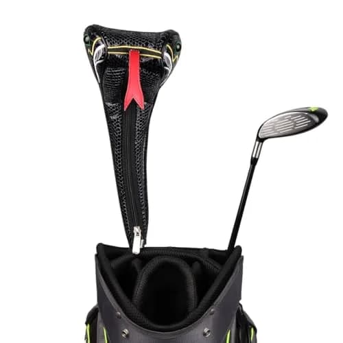 Sahara Black Snake Driver Headcover for Golf Clubs | Fits 460cc Drivers with Zippered Closure thumbnail 5