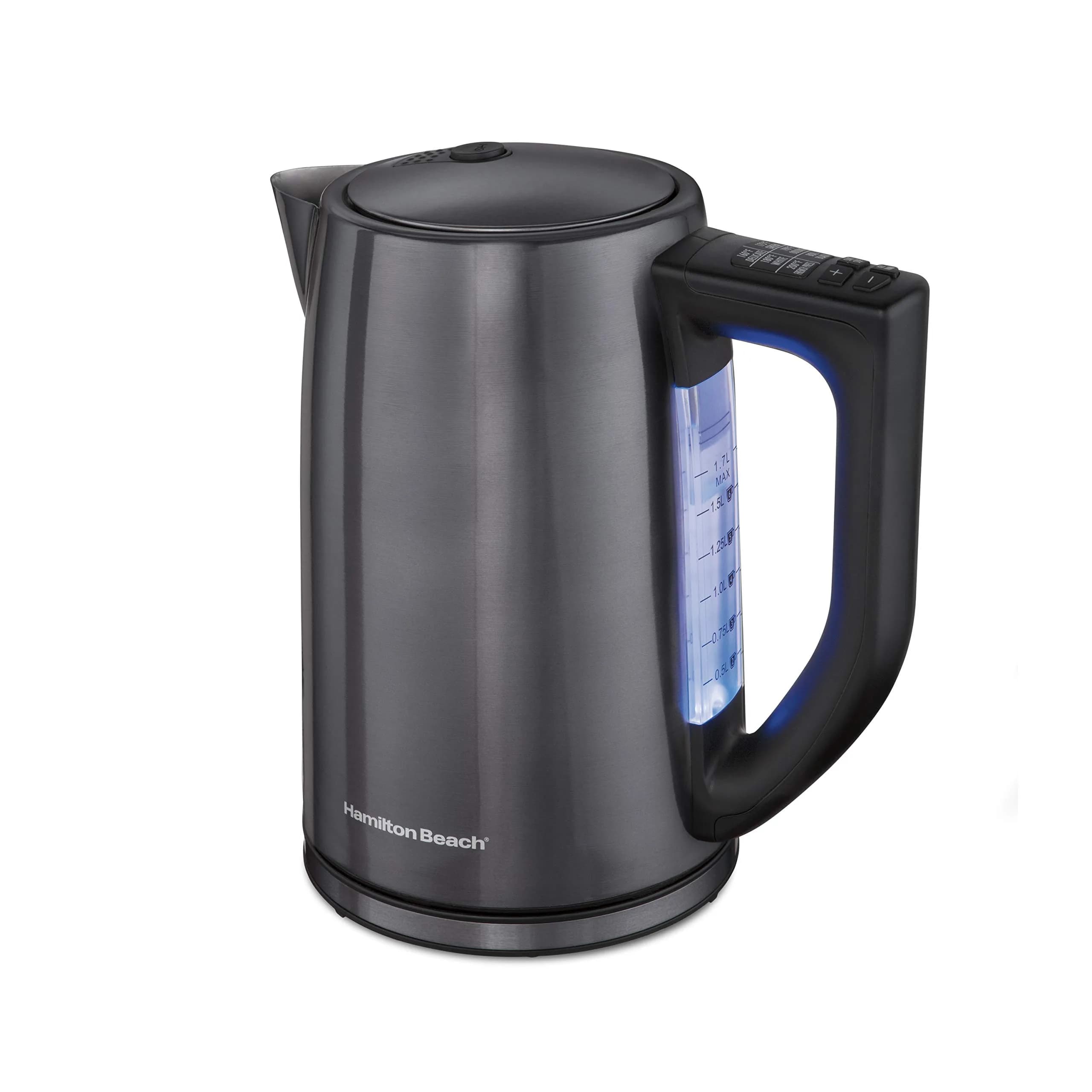 Hamilton Beach Temperature Control Electric Tea Kettle 1.7L | Precise Temp & Keep Warm - main product image