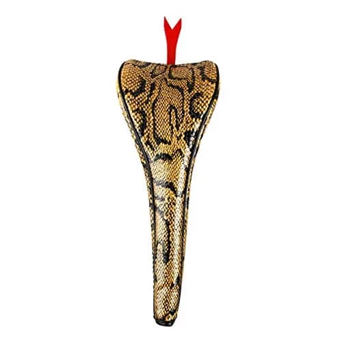 Sahara Yellow Snake Driver Headcover for Golf Clubs | Fits 460cc Drivers with Zippered Closure thumbnail 2