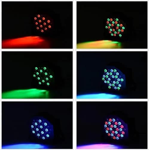 Litake Stage Par Lights, RGB 36 LED 2 Pack | Sound Activated, DMX & Remote Control thumbnail 3