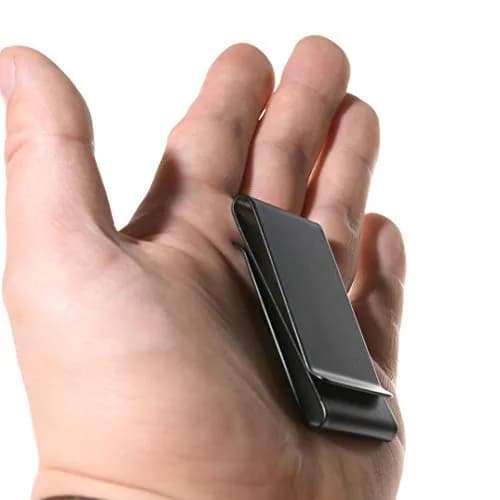 CKLT Money Clip, Cash Clip, Minimalist Wallet Slim Wallet, Stainless Steel, Secure & Stylish for Men & Boys thumbnail 6