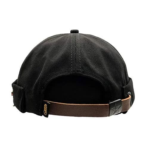 FASHIXD Men Hats Docker Cap Adjustable Cotton Retro Sailor Cap (One Size) thumbnail 3