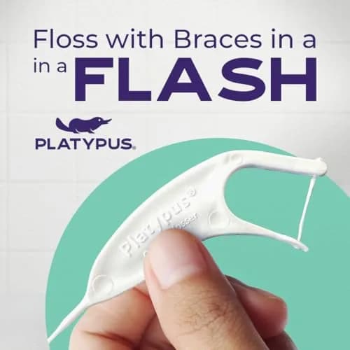 Platypus Orthodontic Flossers for Braces, 60 Count (Pack of 2) | Orthodontist Recommended for Daily Use thumbnail 8
