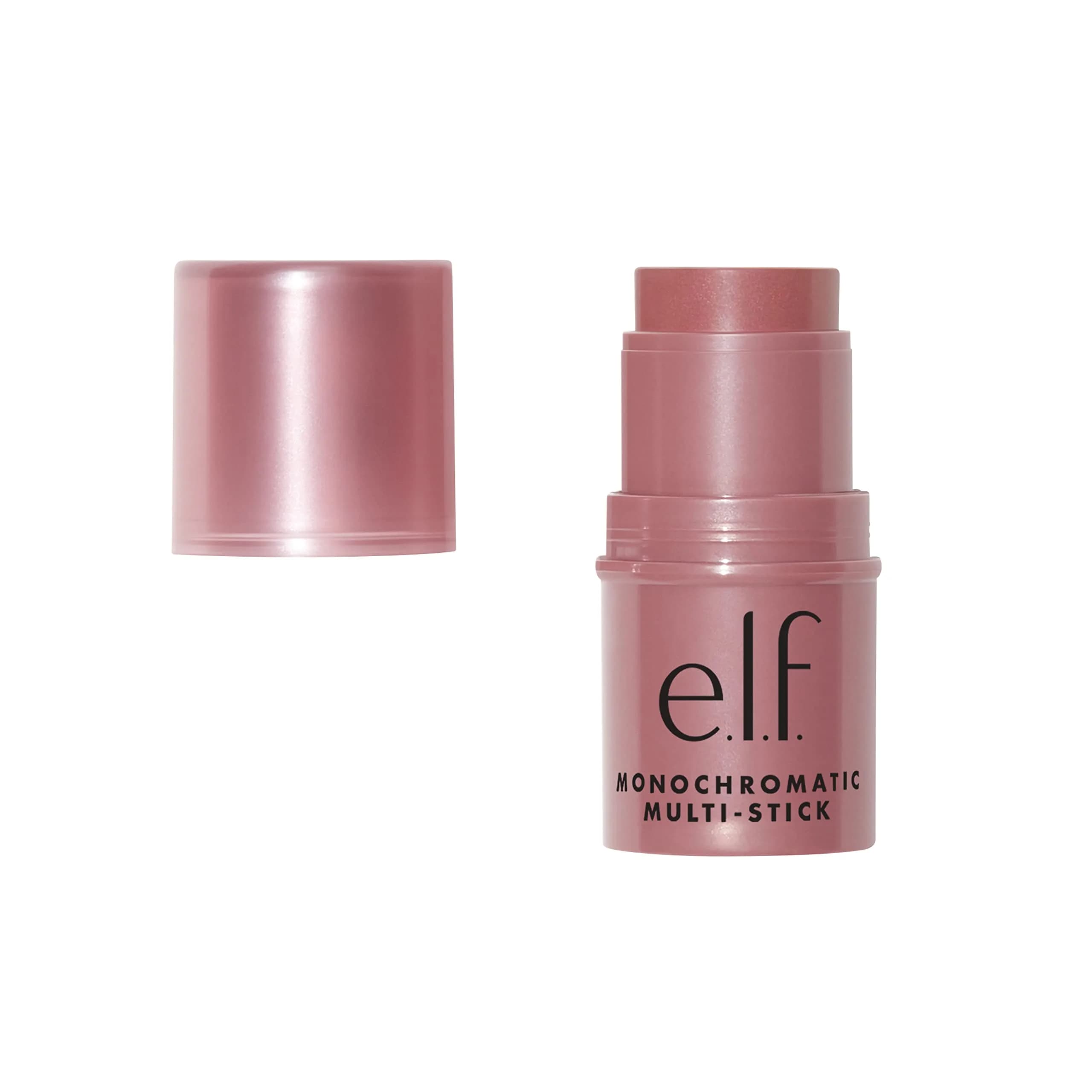 e.l.f. Monochromatic Multi Stick Sparkling Rose 5g (0.17 Oz) | Cream-to-Powder Blush for Eyes, Lips & Cheeks