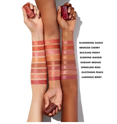 e.l.f. Monochromatic Multi Stick Glistening Peach 5ml (0.155 Oz) | Cream-to-Powder Versatile Makeup thumbnail 3