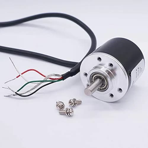 Taiss Incremental Rotary Encoder 600P/R DC 5-24V | Optical AB 2-Phase Quadrature Encoder with 6mm Shaft thumbnail 2