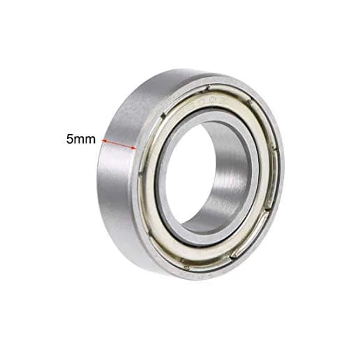 uxcell Deep Groove Ball Bearing 10x19x5mm Chrome Steel 10Pcs | Shielded Type for Industrial & Micro Motors thumbnail 3