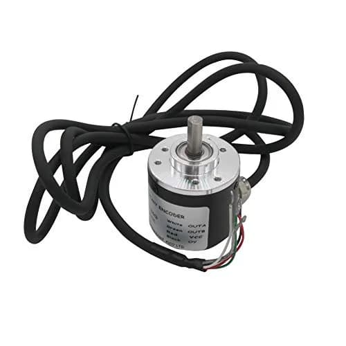 Taiss AB 2 Phase Incremental Rotary Encoder 100P/R DC 5-24V 6mm Shaft | Electronic Component for Control Systems thumbnail 6