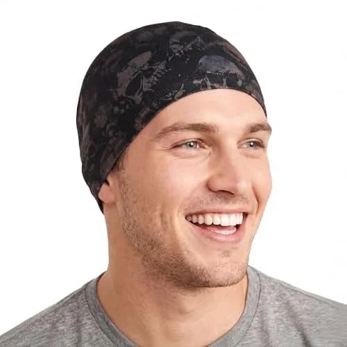 Tough Headwear Skull Cap with Skulls Pattern | Fits 55.9-61.6 cm (22-24.25 in) thumbnail 1