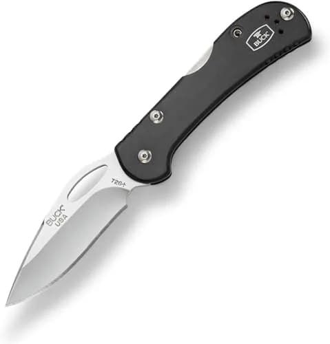 Buck Knives 726 Mini Spitfire EDC Pocket Knife, Black, 2.1 oz | Compact, Durable, Made in USA thumbnail 4