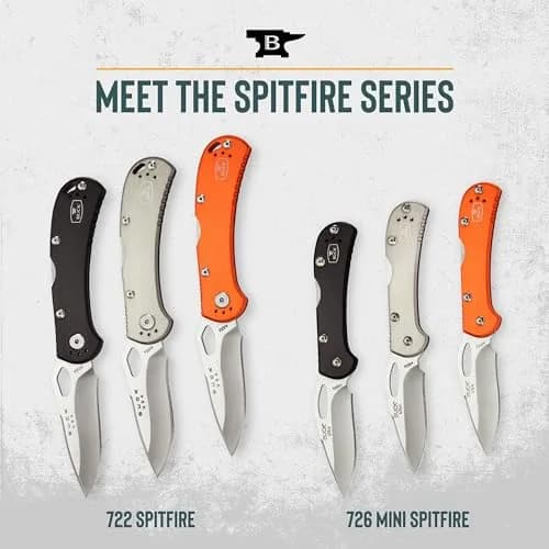 Buck Knives 726 Mini Spitfire EDC Pocket Knife, Black, 2.1 oz | Compact, Durable, Made in USA thumbnail 8
