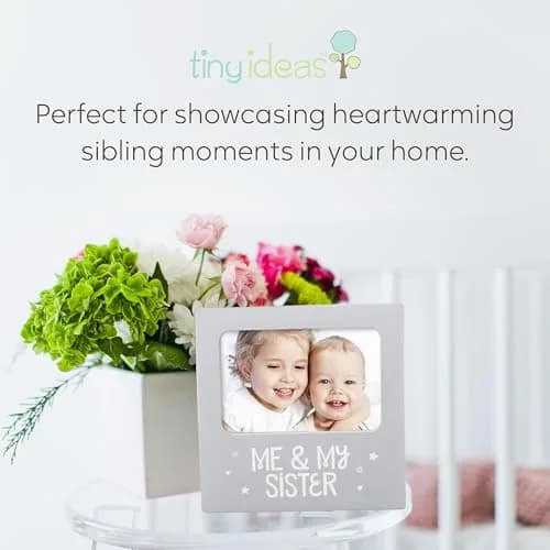 Tiny Ideas Me & My Sister Sibling Photo Frame 19 cm (7.25 in) | Cherish Sibling Bond thumbnail 6