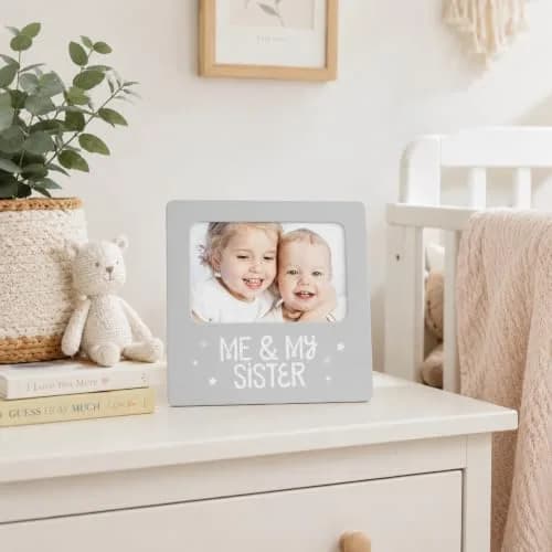 Tiny Ideas Me & My Sister Sibling Photo Frame 19 cm (7.25 in) | Cherish Sibling Bond thumbnail 8
