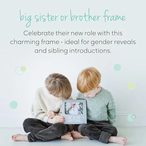 Tiny Ideas Me and My Brother Photo Frame 19.4cm (7.6in) | Celebrate Sibling Love thumbnail 5