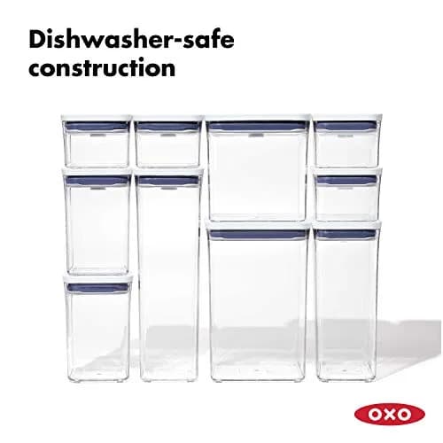 OXO Good Grips 4-Piece Mini POP Airtight Container Set - 0.2 Qt | Space-Saving Kitchen Organizer thumbnail 7