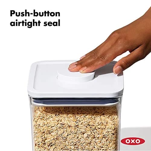 OXO Good Grips 4-Piece Mini POP Airtight Container Set - 0.2 Qt | Space-Saving Kitchen Organizer thumbnail 4